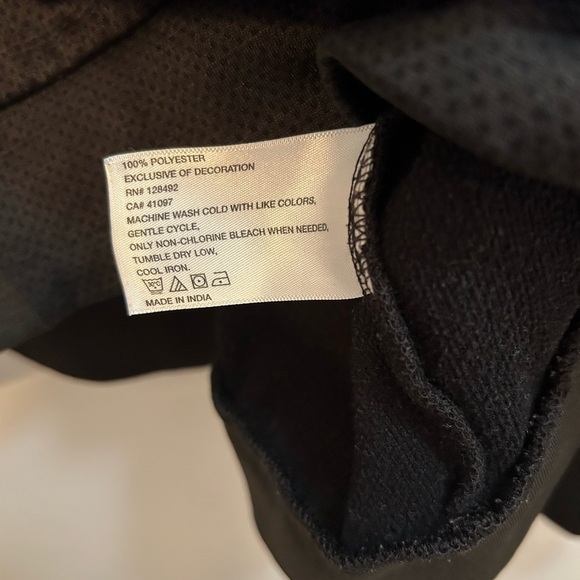 Greg Norman Men’s Active Pullover Quarter Zip Black size Large - Picture 5 of 5